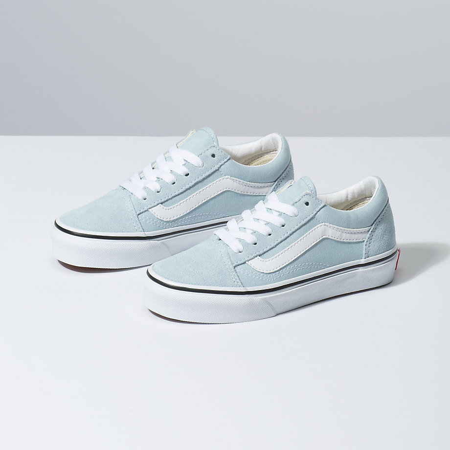 Vans Erkek Çocuk Spor Ayakkabı Old Skool Mavi/Beyaz | 81642-968